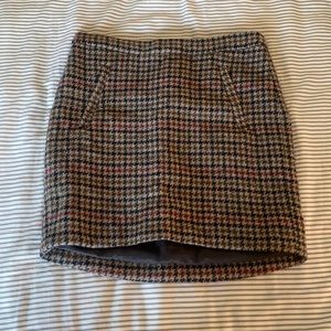 J.Crew Herringbone Wool Skirt